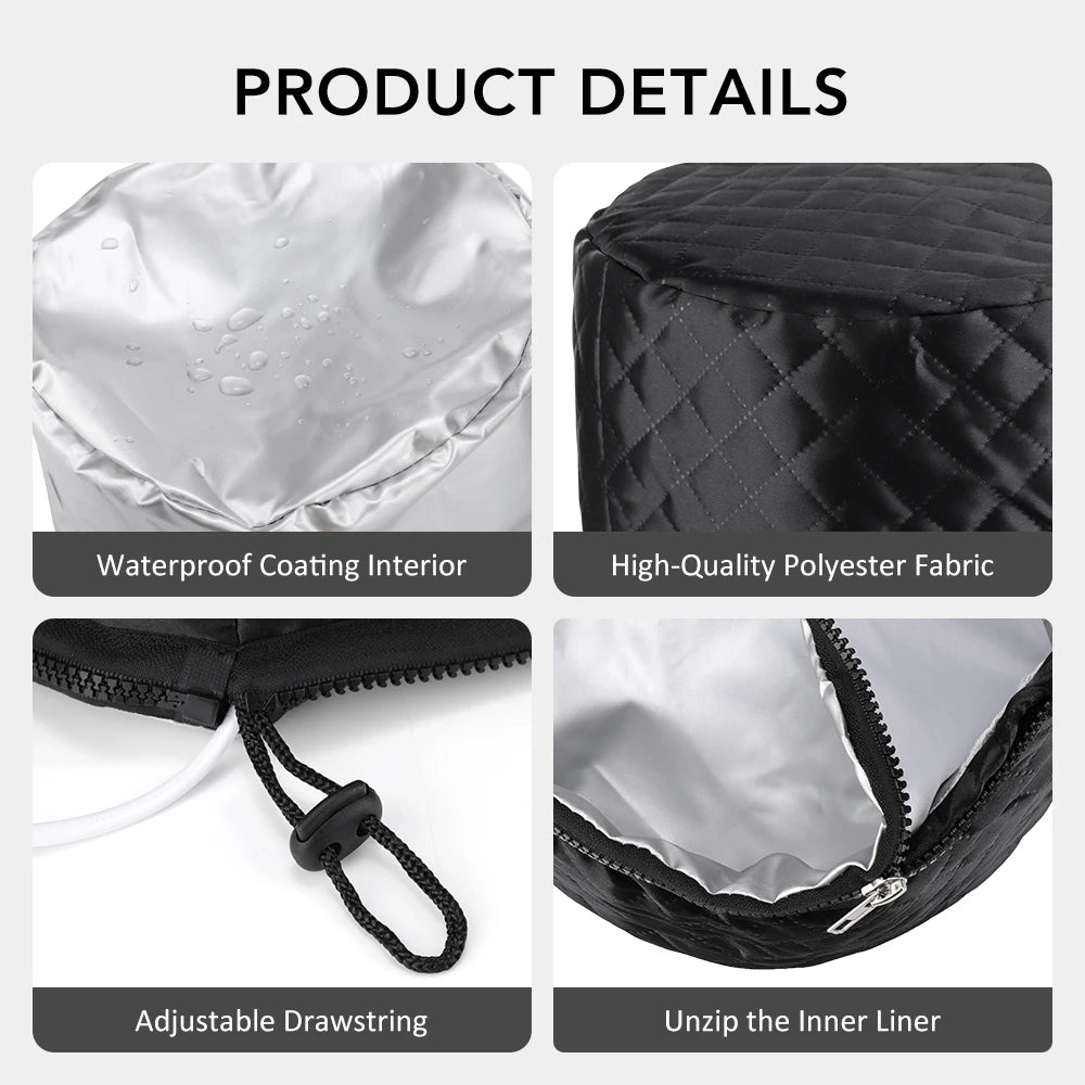 Heated Hair Steamer Cap – Adjustable Spa Hair Care Hat