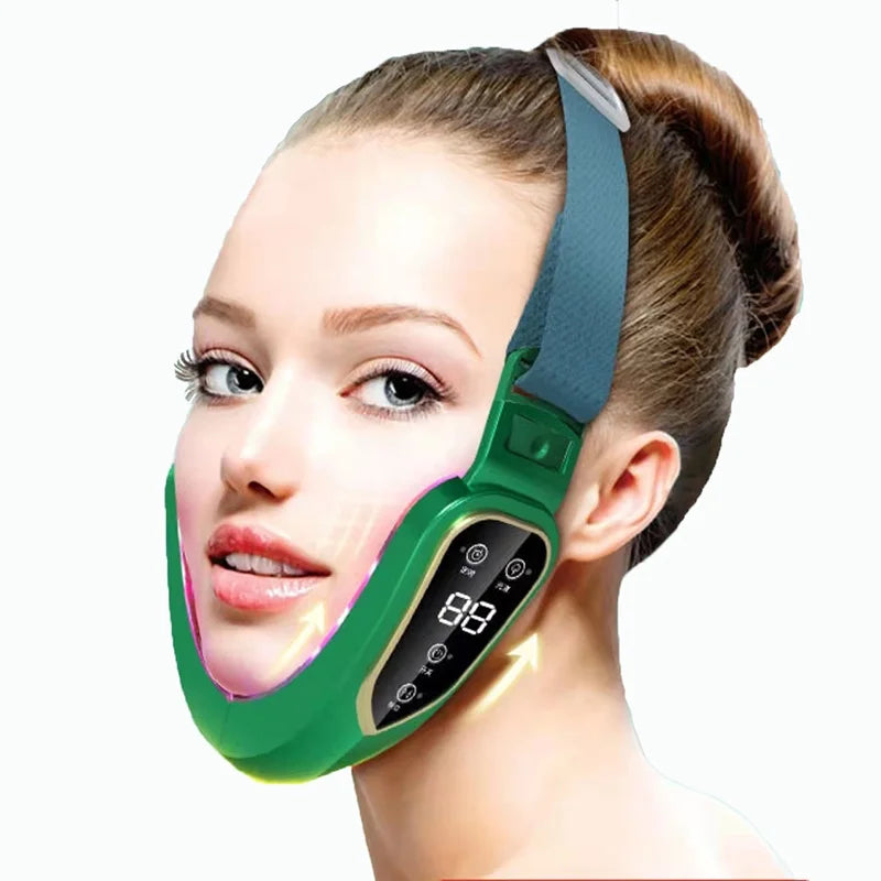 12-Gear Electric Facial Lifting Massager – V-Line Slimming & Skin Firming Device