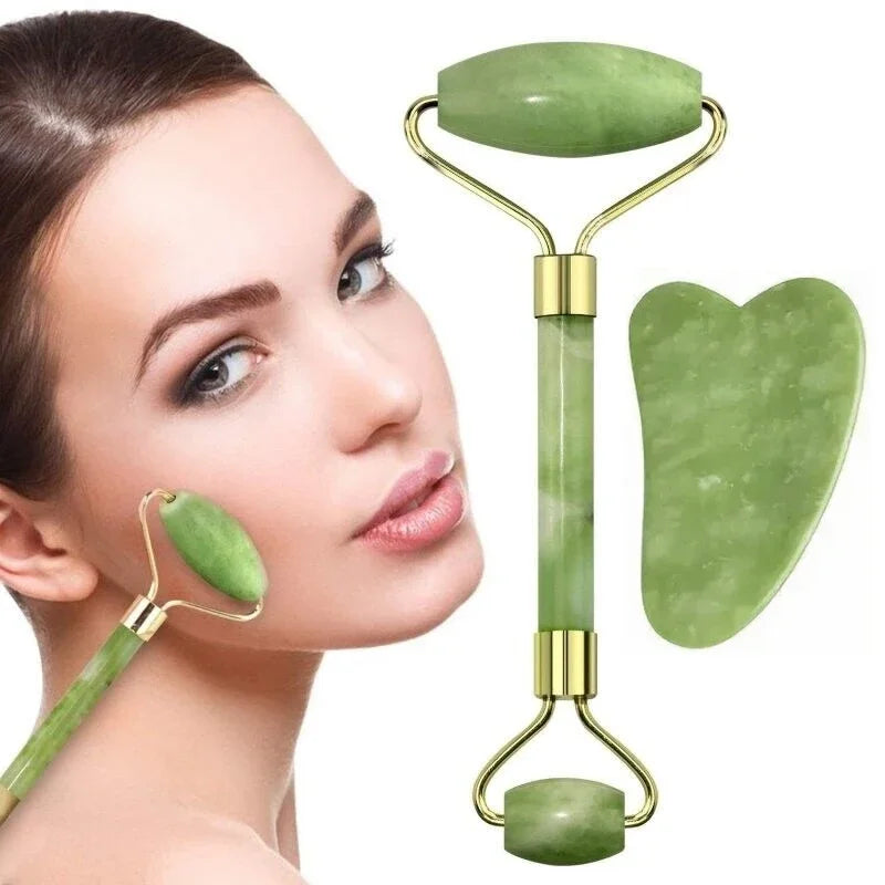 Jade Gua Sha Scraping Board & Facial Massage Tool