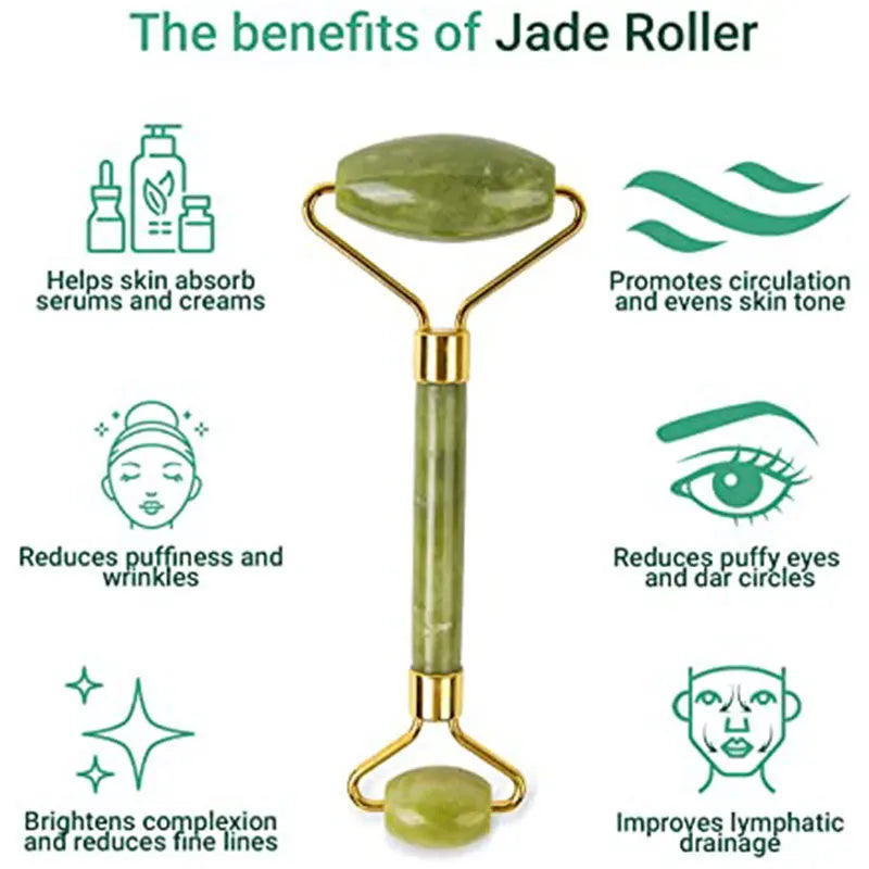 Jade Gua Sha Scraping Board & Facial Massage Tool