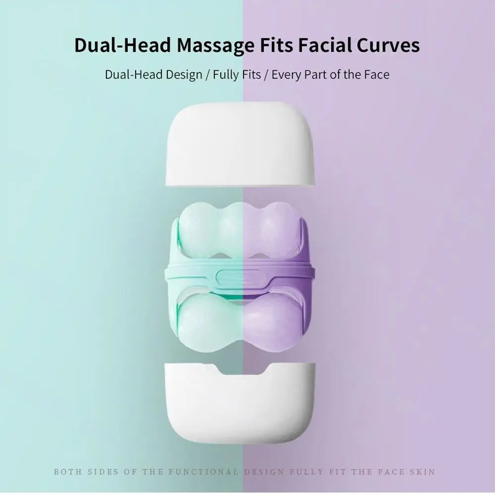 Double-Headed Ice Roller – Facial & Scalp Massage Tool