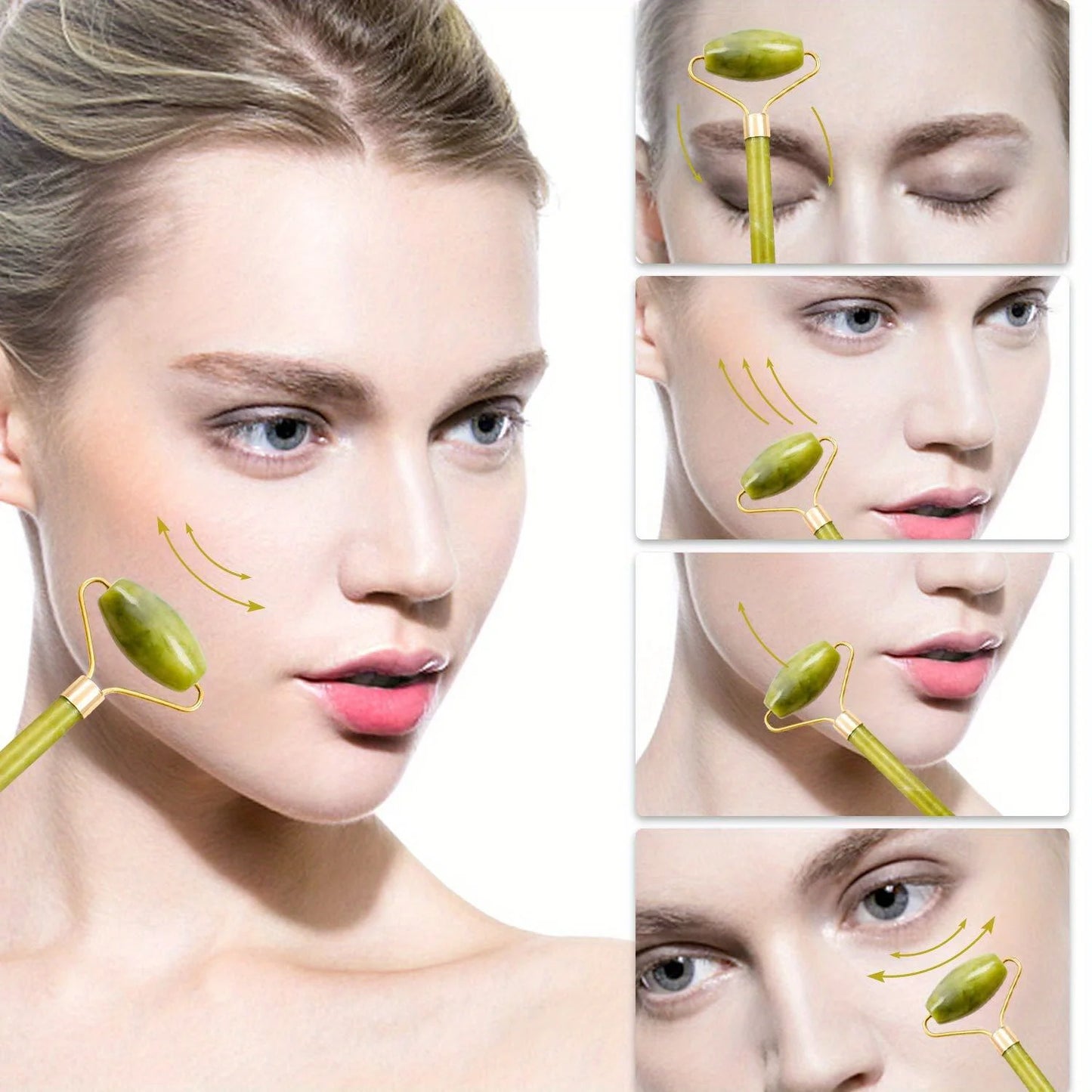 Jade Gua Sha Scraping Board & Facial Massage Tool